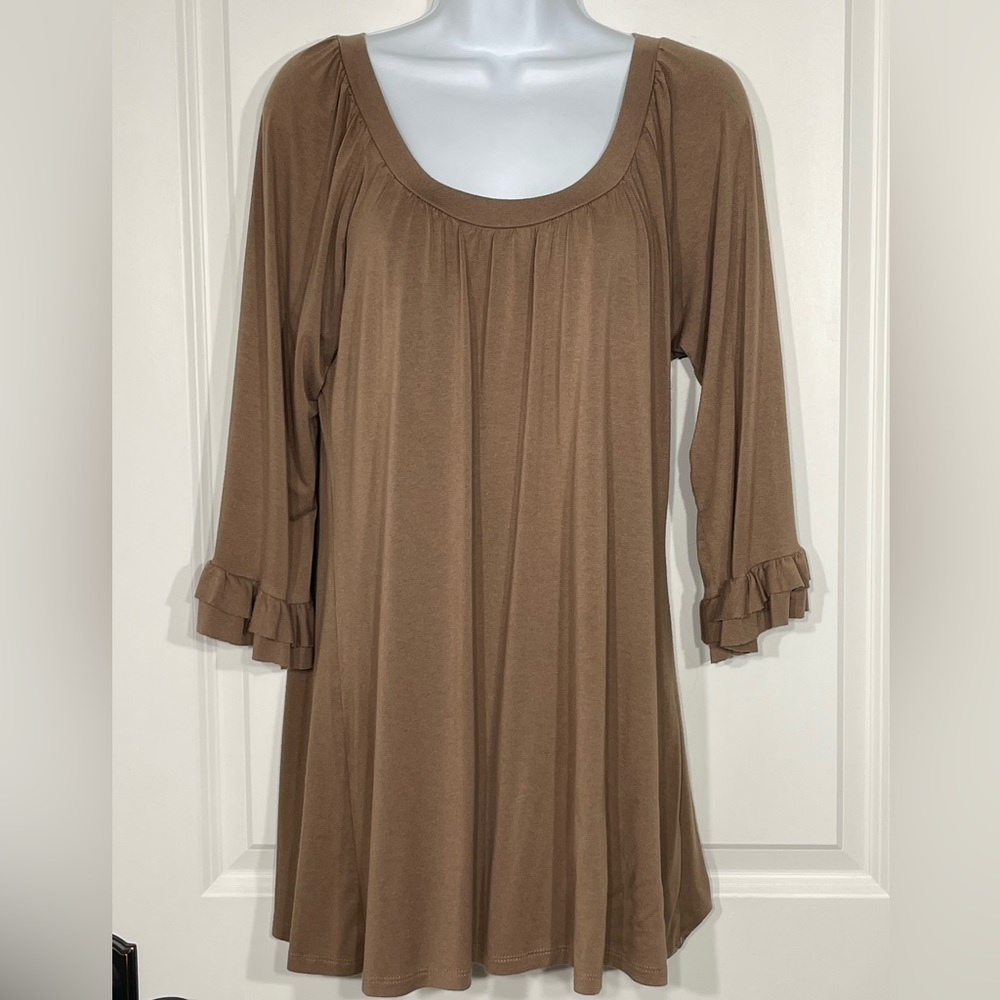 Cezanne brown blouse